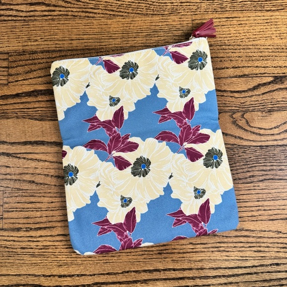 Rachel Pally Canvas-Trimmed Leather Clutch - Picture 2 of 4